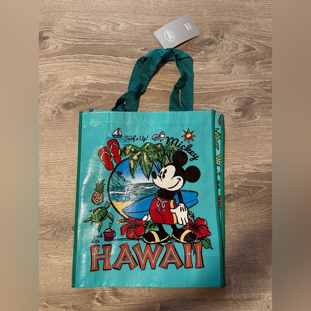 Disney Hawaii Exclusive Mickey Mouse Hawaii Tote Reusable Bag RARE